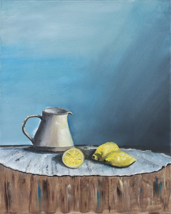 Kanna med citroner